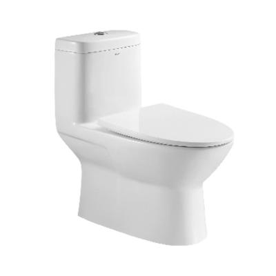 China 5L Single Piece Commode White Dual Flush Elongated Standard Height for sale