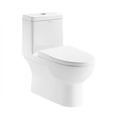 China One Piece Elongated Skirted Toilet White 3.5L S Trap 305mm for sale