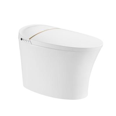 China Automatic Flush One Piece Smart Toilet Seat Heating 690x410x470mm for sale