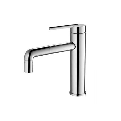 China Chrome Waterfall Bathroom Basin Faucet With 360° Nozzle 202.4mm Width for sale