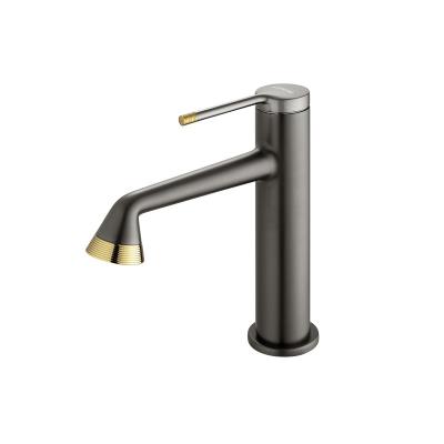China 27mm Ceramic Cartridge Basin Mixer Tap Vanity Brass Faucets for sale