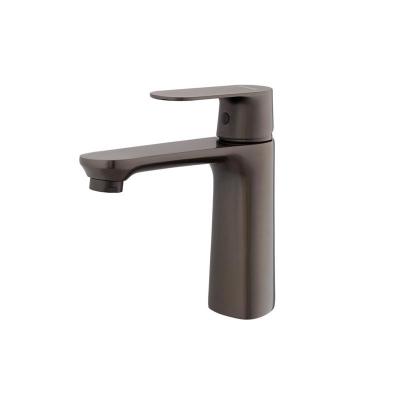 China Single Lever Brass Basin Faucet Hot Cold Water Mixer Faucets for sale
