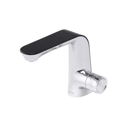 China Deck Mounted Chrome Basin Mixer Faucet 217mm Height for sale
