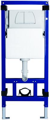 China 3/6L Concealed Water Cistern SS Frame PVC For Self Standing Toilet for sale