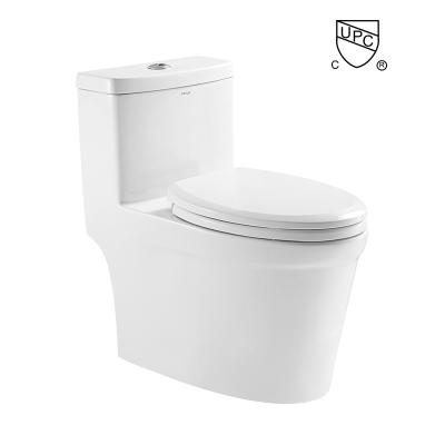 China Western WC One Piece Toilets 700×385×700mm UPC Certificated for sale
