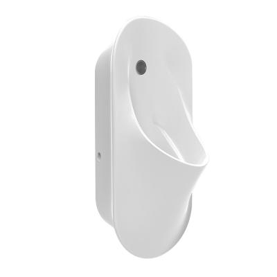 China Back Water Inlet Wall Hung Urinal , White Glazed Auto Flush Cistern for sale