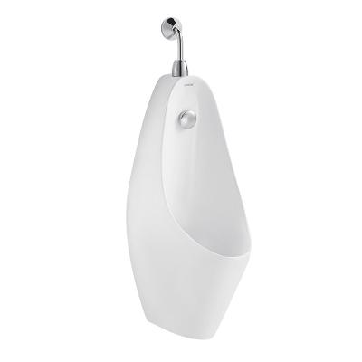 China Ceram Glazed Single Wall Mounted Urinal Top Water Inlet For Male WC for sale