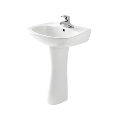 中国 浴室の陶磁器の支えがない台洗面器、円形の小さい角の台の流し 販売のため