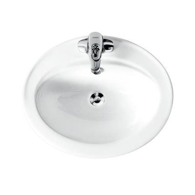 China AP401A Oval Ceramics Wash Basin Under Counter For WC Bathroom for sale