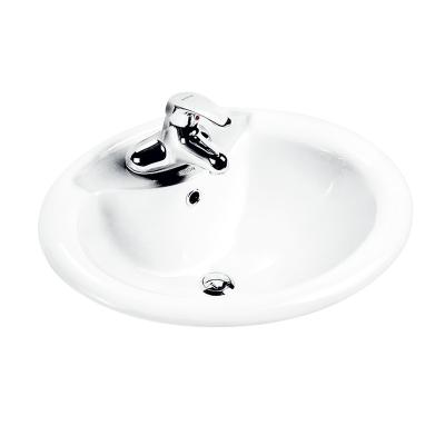 China White Glazed Under Counter Basin 585x470x220mm Sanitary Ware for sale