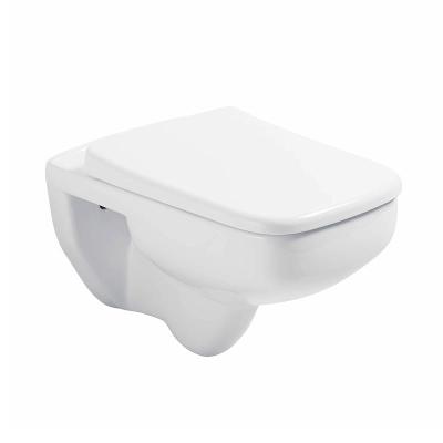 China P tray Wall Hung Toilet , 560x355x380mm Soft Closed Wall Mounted Wc for sale