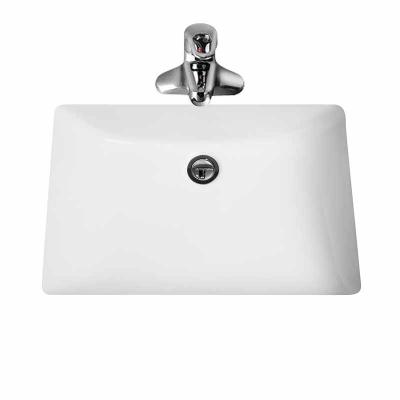 China Modern Ceramics Under Counter Basin No Drainer Rectangle For Toilet for sale