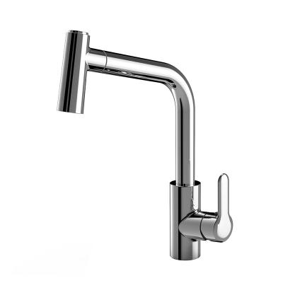 China ARROW N11C606 Kitchen Mixer Faucet , Brass Pull Out Spray Tap Kitchen for sale
