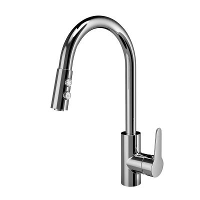 China ARROW N11C608 Pull Out Kitchen Tap Polished Surface Finish for sale