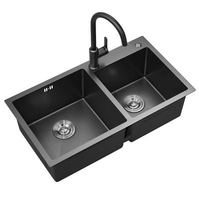 China SUS304 Stainless Steel Kitchen Sink Under Mount With overflow for sale