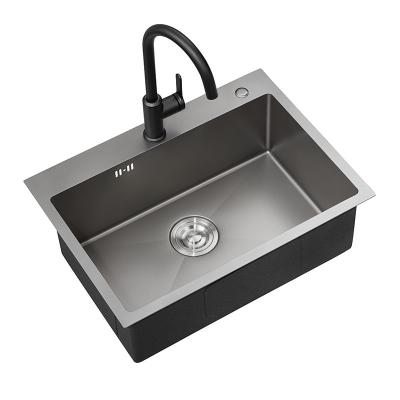 China ASC31N6201F Deep Basin Stainless Steel Sink 600x430mm Single Bowl for sale