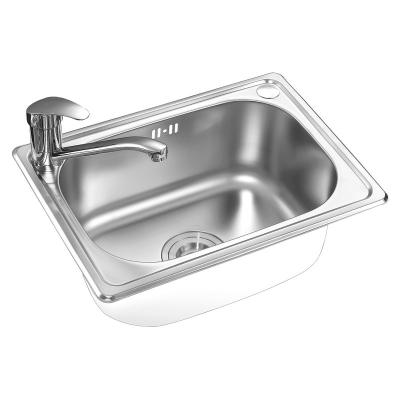 China Undermount Stainless Steel Kitchen Sink 465x344mm With overflow for sale