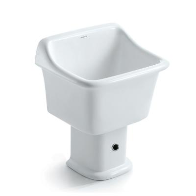 China FM7801 Ceramic White Mop Tub Modern Free Standing Sanitary Ware for sale