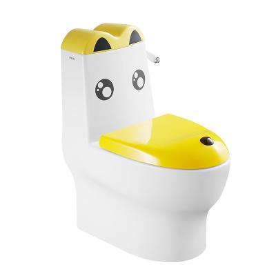 China Children One Piece Toilets , S Trap Siphon Action Jetted Bowl for sale
