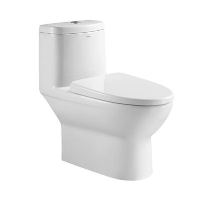 China Washdown 1 Piece Dual Flush Toilet S trap 185mm Closestool for sale