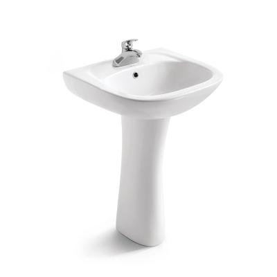 China ARROW FP3601 Freestanding Pedestal Basin , Ceramic Small Bathroom Sink Pedestal for sale