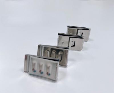 China Grampos de cabos ópticos de aço inoxidável 4 quadrados 4 fios de alumínio à venda