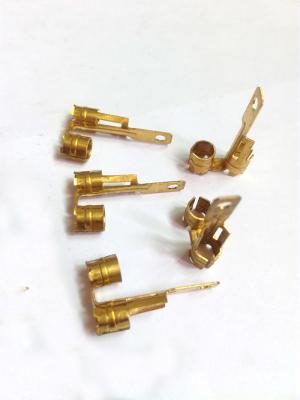 China Electrical Draw Brass Stamping Parts Precision Progress Metalwork Auto Parts for sale