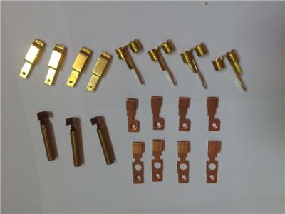 China Good Electrical Conductivity Brass Contact Stamping Parts Progressive Die for sale