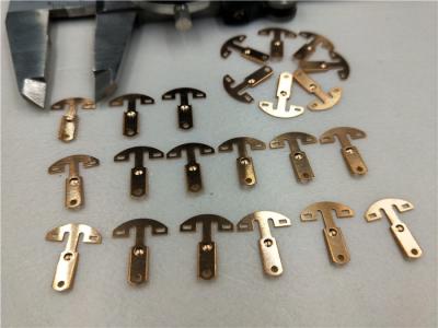 China High Precision Punch Press Dies , Progressive Die Components Copper / Brass Alloy Terminal Pin Parts for sale