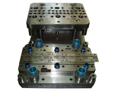 China Progressive Sheet Metal Stamping Dies One Row Copper Material With Riveting Assembling for sale