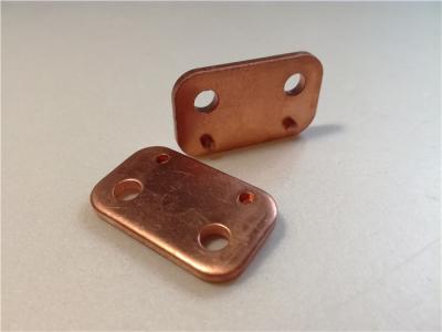 Chine Le cuivre pur étiquette le métal emboutissant des pièces, matrices progressives de tôle de blanc  à vendre