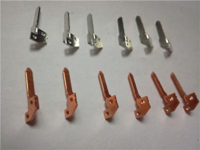 China Two Rows Progressive Die Stamping , Sheet Metal Die Electrical Cuppor / Brass Connector for sale