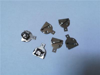 China Precissive Nickel Plate AA Battery Holder Stamping Parts Battery Cover Plate for sale