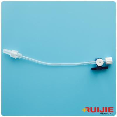 China 3-way stopcock red and blue color PP/PE/PC material Three Way Stopcock with extension tube for sale