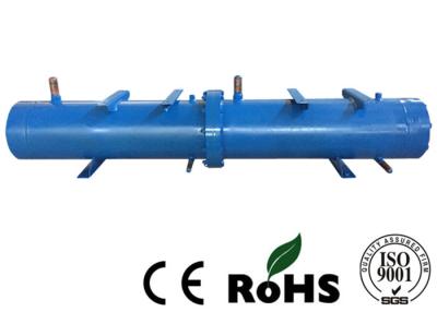 China R407c Refrigerant Titanium Shell And Tube Heat Exchanger Brine Water Tube Medium for sale