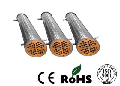 China Refrigerante del condensador R410A del cambiador de calor de la solución U del sulfato, de Shell y del tubo en venta