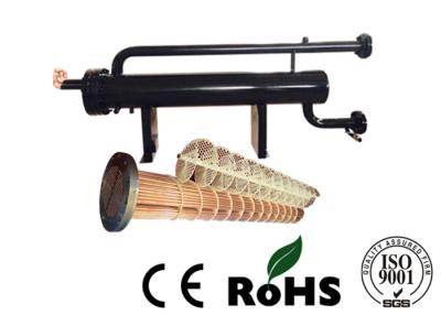 China permutador de calor de refrigeração água do evaporador do tubo de cobre do circuito do dobro 100TR à venda