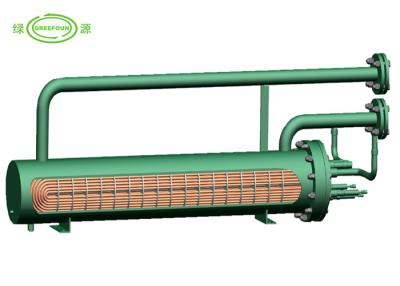 China CE Customized Color Shell And Tube Evaporator R22 R134a R407C R410A for sale