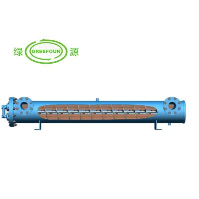 China 2000kw Copper Shell And Tube Evaporator R140A Dry Type Evaporator for sale