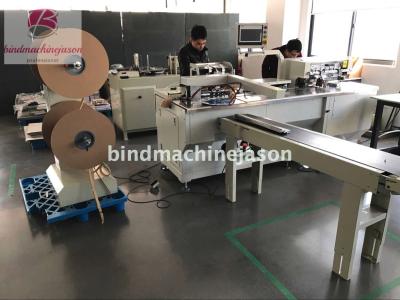 China Double wire loop binding machine with hole punching PBW580 for print house for sale
