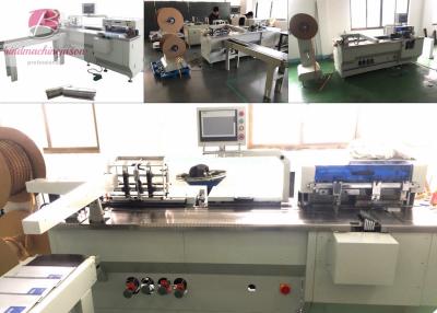 China Automatic coil inserting machine PBW580 for print house make notebook for sale