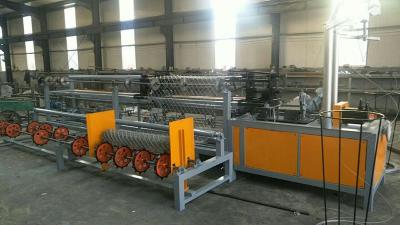 China 4m Full Automatic Double Wire feeding Chain Link Fence making Machine for sale
