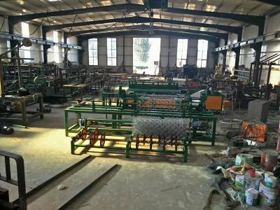 China Full Automatic Single Wire feeding Chain Link Fence making Machine for sale