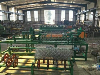 China 3m Width Full Automatic PLC single wire feeding Chain Link Fence machine for sale