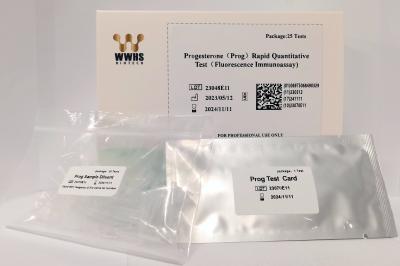 중국 프로게스테론(프로그) 빠른 정량 실험 WWHS FIA POCT  형광 면역 분석법 판매용