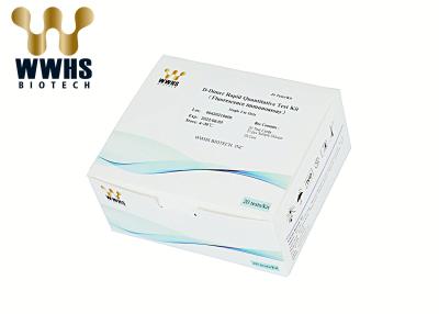 China D-Dimer Rapid Test Kit IFA Colloidal Gold IVD Blood Diagnostic kit for sale