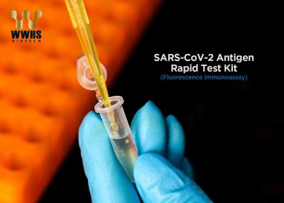 China Alta prueba rápida equipos/SARS-CoV-2 el reactivo de la exactitud Covid-19 Kit Antigen Colloidal Gold en venta