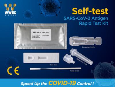 China 5000 pruebas/prueba Kit Colloidal Gold del antígeno de los equipos el reactivo del día Covid-19 nueva en venta