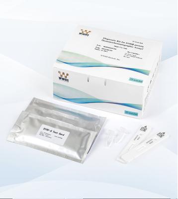 China S100-β Snel de Uitrustingswb van de Testcassette POCT Kenmerkend Serumplasma in geheel bloed, plasma en serum Te koop