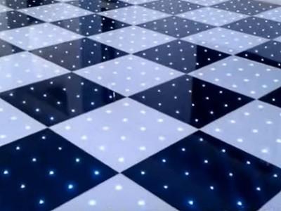 China Stage  Lighting  8W Star LED  Dance Floor  60x60cm  Aluminum Panel  RGB 3 in 1 Color for sale